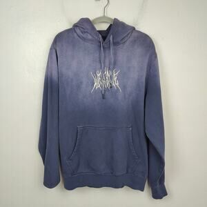 Welcome Skateboards‎ Chasm Enzyme Washed Hoodie Mens Medium Y2K Skater Faded